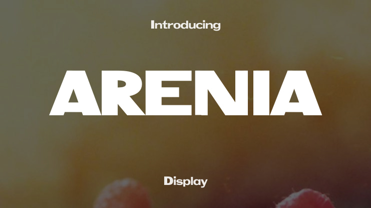 ARENIA Font