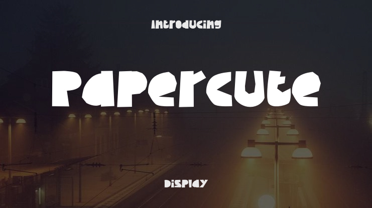 Papercute Font