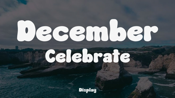 December Celebrate Font