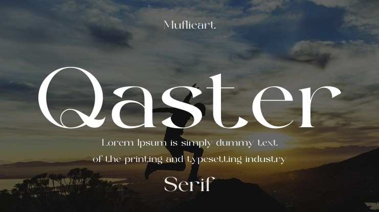 Qaster Font