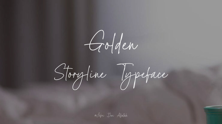 Golden Storyline Font