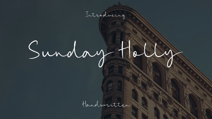 Sunday Holly Font