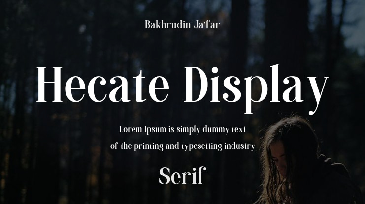 Hecate Display Font Family