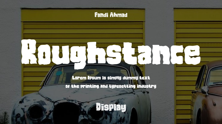 Roughstance Font