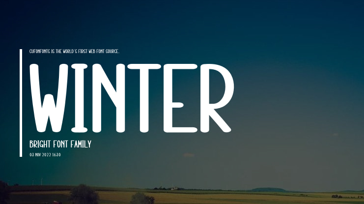 Winter Bright Font