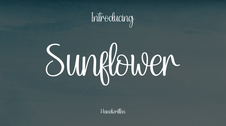 Sunflower Font