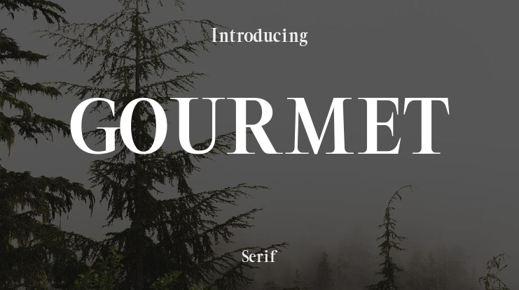 GOURMET Font