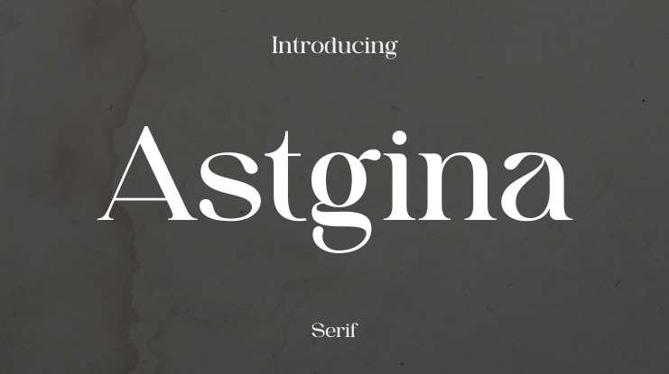 Astgina Font