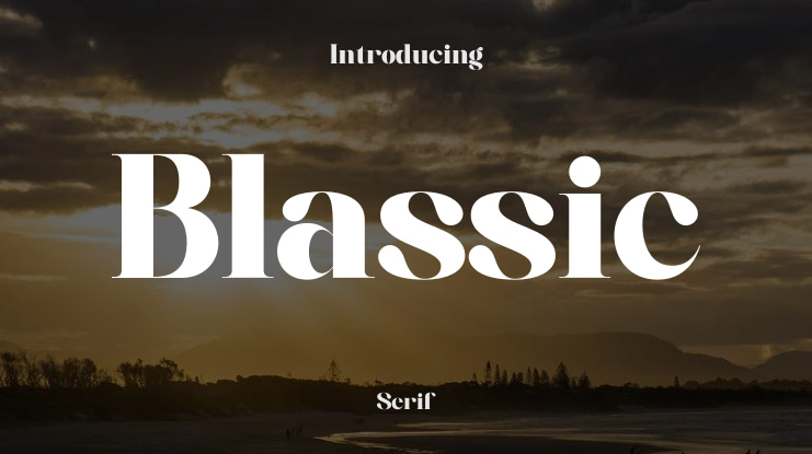 Blassic Font