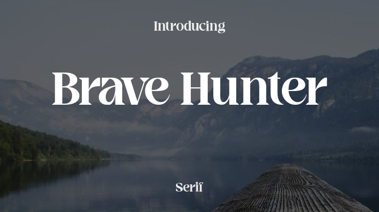 Brave Hunter Font