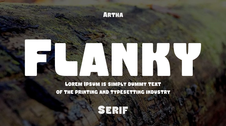 Flanky Font Family
