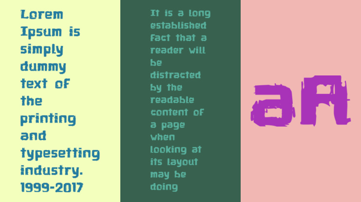 zai Greenwashing Glitch Font