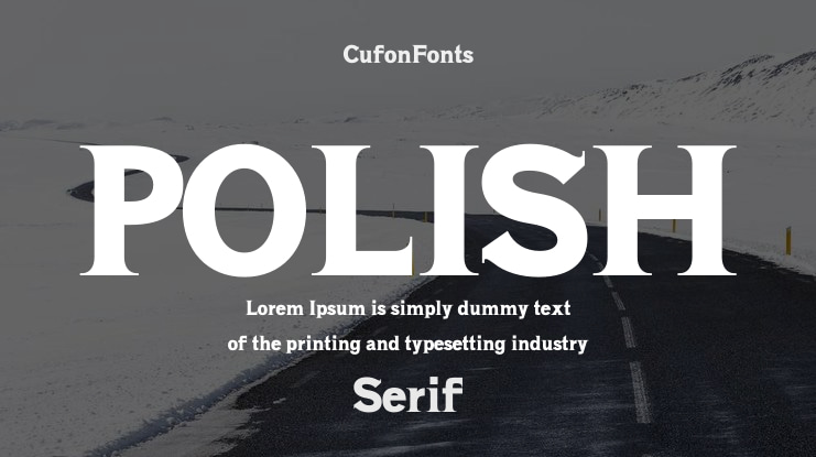 POLISH Font