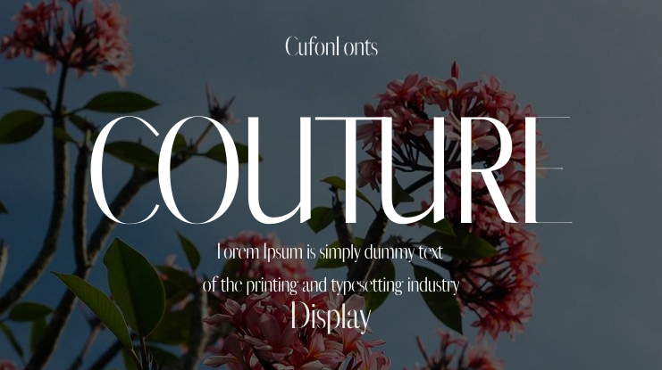 COUTURE Font