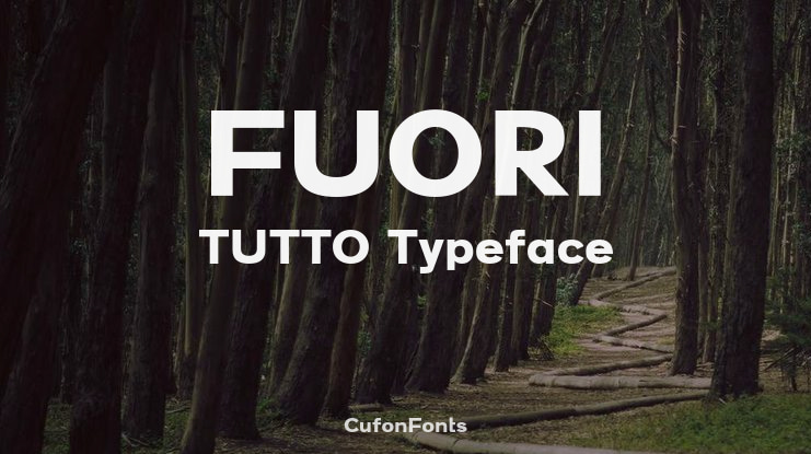 FUORI TUTTO Font