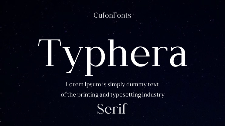 Typhera Font