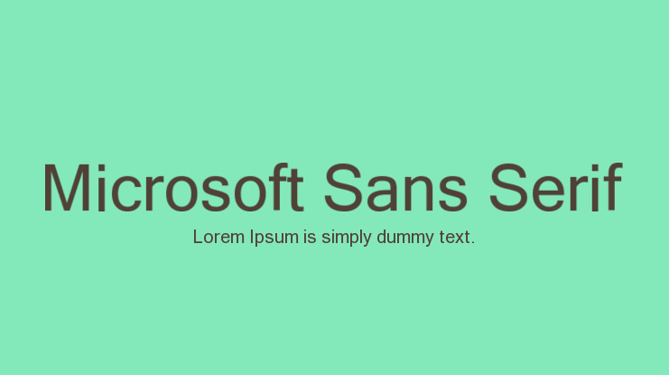 microsoft sans serif bold font download free