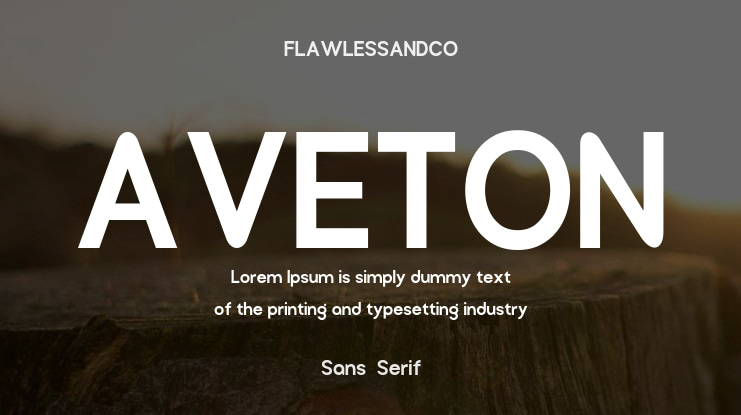 AVETON Font