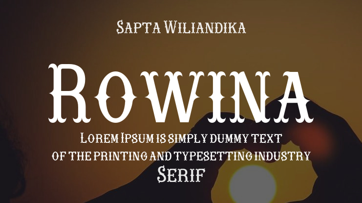 Rowina Font