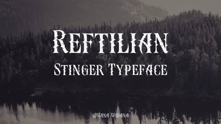 Reftilian Stinger Font