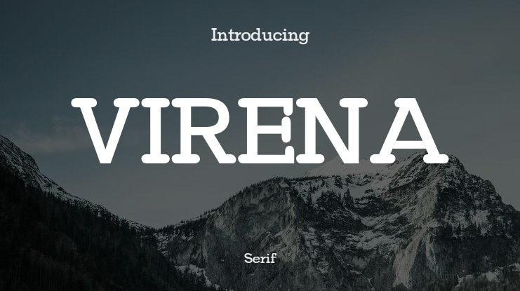 VIRENA Font