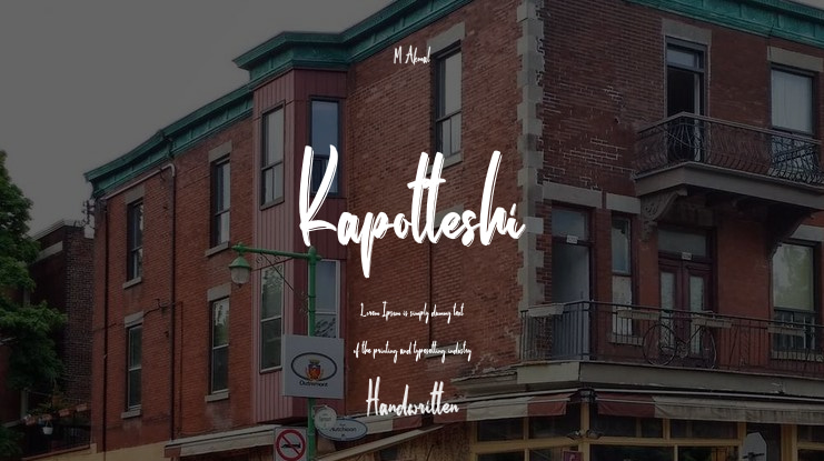 Kapotteshi Font