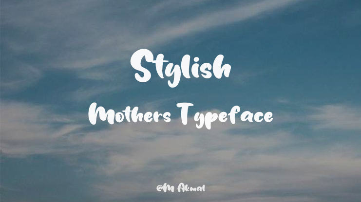 Stylish Mothers Font