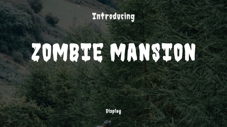 ZOMBIE MANSION Font