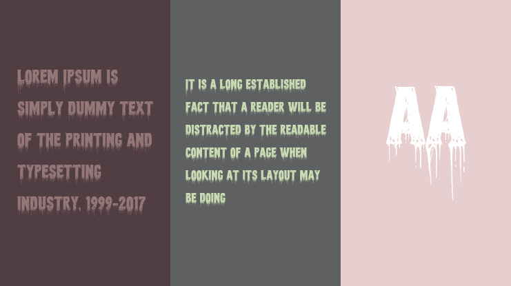 Blood Victim Zombie Font