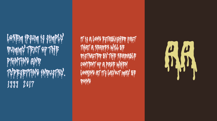 Pilek Meller Zombies Font