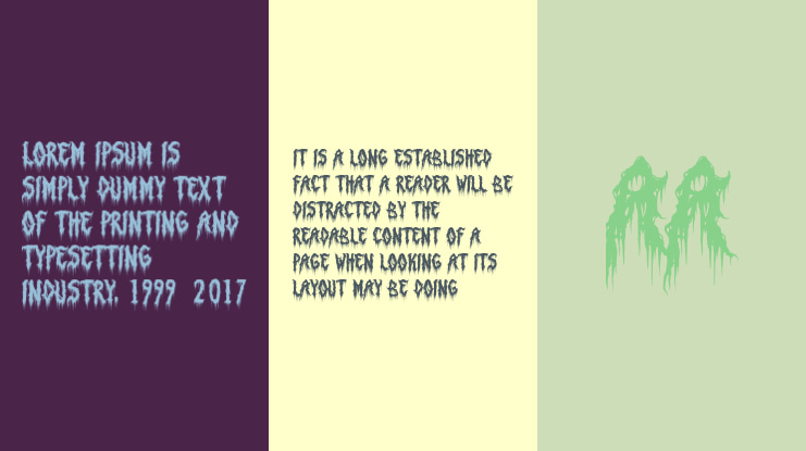 Punish Sinner Horror Font