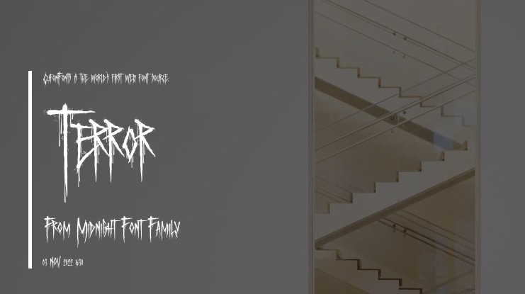 Terror From Midnight Font