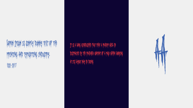 Metalzeus Halloween Font