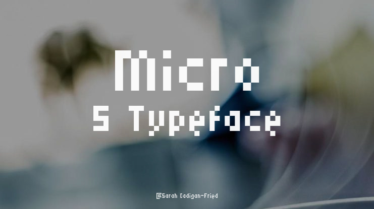 Micro 5 Font Family
