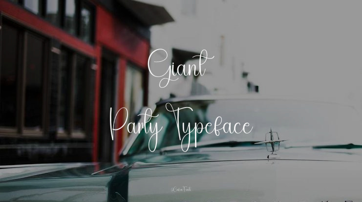 Giant Party Font