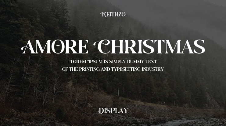 Amore Christmas Font