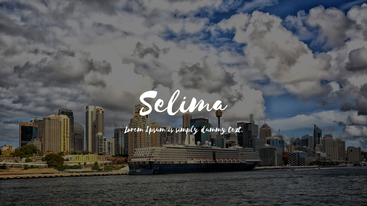 Selima Font