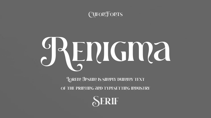 Renigma Font