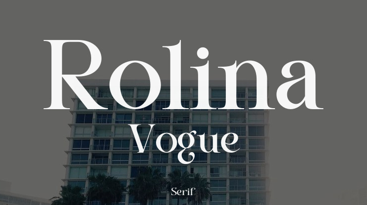Rolina Vogue Font
