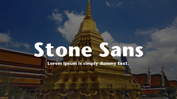 Stone Sans Font Family