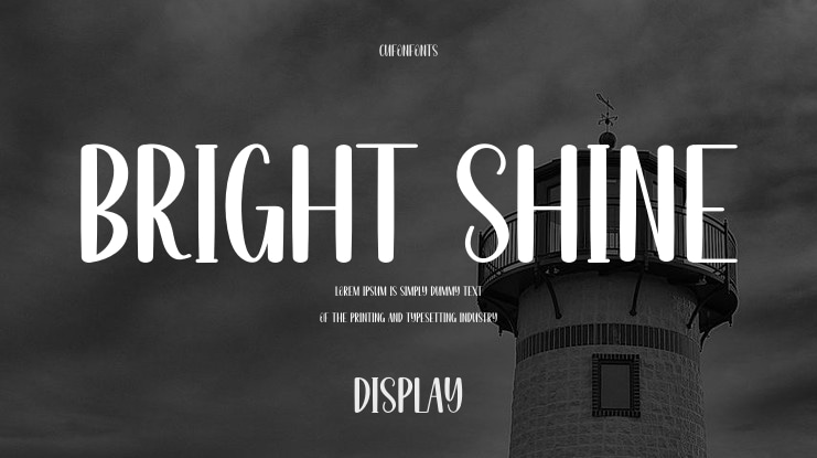 Bright Shine Font
