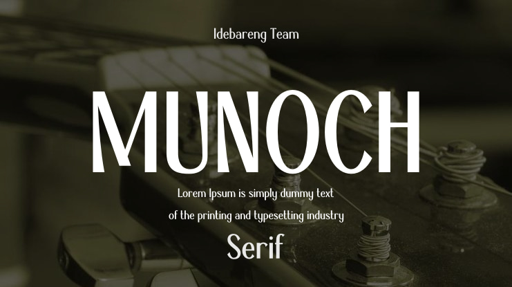 MUNOCH Font
