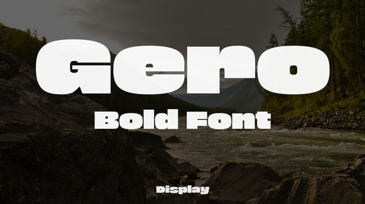 Gero Bold Font