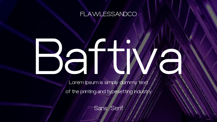 Baftiva Font