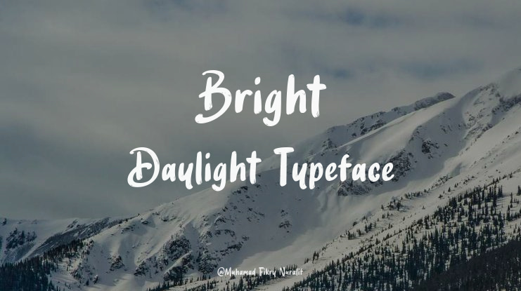 Bright Daylight Font