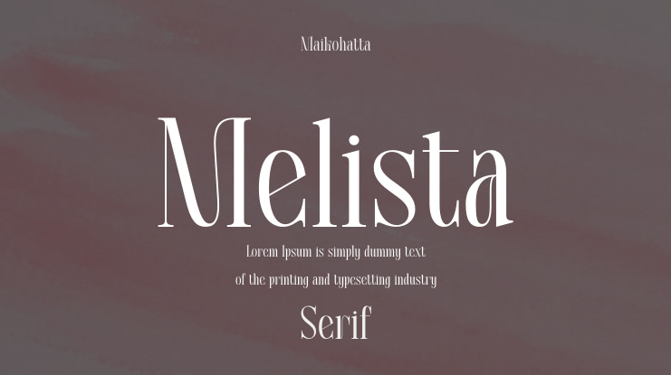 Melista Font