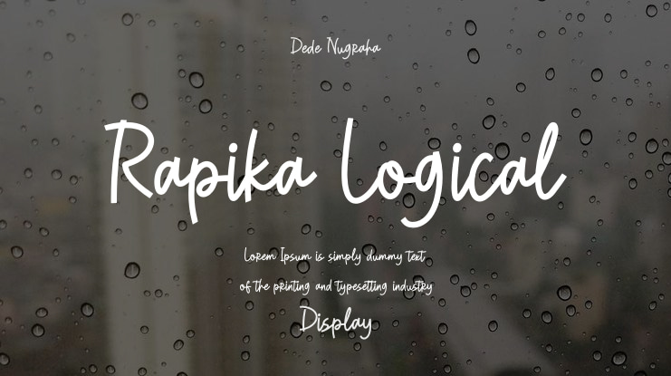 Rapika Logical Font Family
