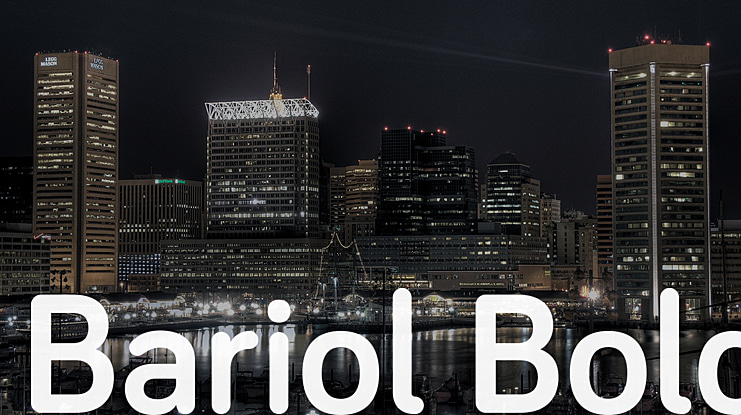 Bariol Bold Font