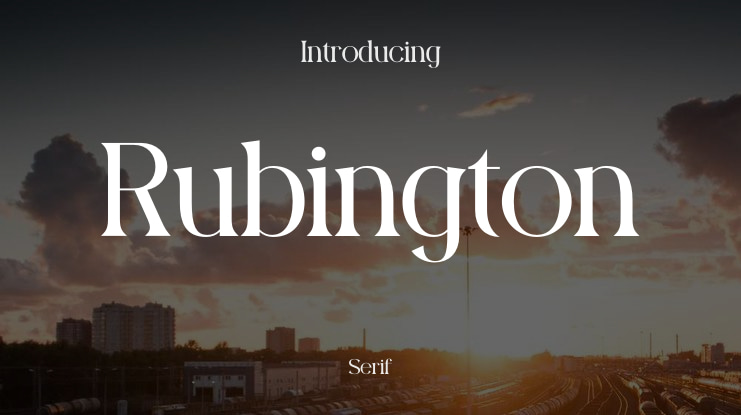 Rubington Font