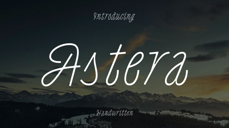 Astera Font Family